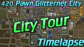 Glitternet City Tour  RimWorld 11 Royalty [upl. by Douglass]