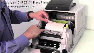 Loading the DNP DSRX1 Photo Printer [upl. by Kidder82]