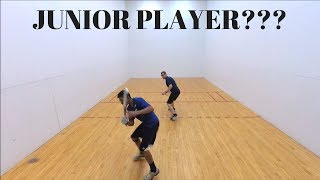 Racquetball Clips 38  This Junior is for real [upl. by Alauqahs216]