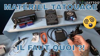 MATERIEL TATOUAGE  Il faut quoi pour tatouer [upl. by Dee]