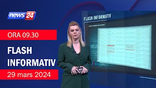 29 mars 2024 Flashi Informativ ne News24 ne studio Nisida Tufa Ora 0930 [upl. by Voe264]