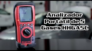 Analizador automotriz portátil de 5 gases  HHGA5C SnapOn [upl. by Uela]