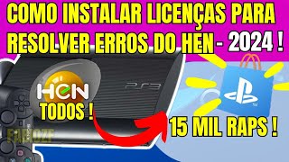 COMO INSTALAR LICENÇAS NO PLAYSTATION 3  2024 [upl. by Nyliahs]