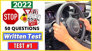 2022 DRIVING WRITTEN TEST PART 1Questions amp Answers for Drivers Licence [upl. by Kern454]