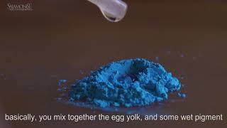 Egg tempera tutorial by Marzio Tamer courtesy Salamon Fine Art  Milan [upl. by Rollet272]