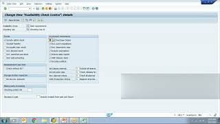 Availability checking in SAP [upl. by Brunhilde]