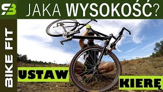 Jak ustawić w rowerze wysokość kierownicy Regulacja mostka Bike Fitting [upl. by Eloci]