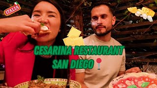 We Tried Cesarina Italian Food in San Diego [upl. by Jentoft]