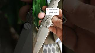 How Did I Remove The GOLD Anodization edgedmindset edc knifeskills knifemaking trending [upl. by Neelrad]