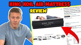 King Koil Luxury Air Mattress with Builtin Pump  Product Review [upl. by Muns176]