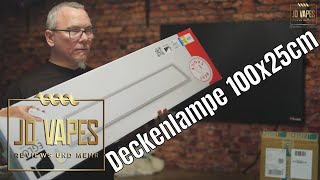 EGLO LED Deckenleuchte Bottazzo Deckenlampe 100x25cm UNBOXING [upl. by Granlund]