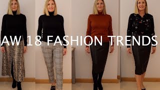 AW 18 Fashion Trends amp How to style them [upl. by Buff]