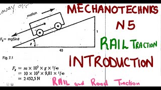 Mechanotechnics N5 Rail and Road Traction  Rail Traction Introduction mathszoneafricanmotives [upl. by Ahselrak39]