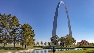 The Gateway Arch National Park Missouri 4K UHD [upl. by Yeorgi14]