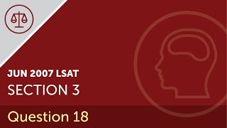 LSAT Prep Test June 2007 Section 3 Question 18  Editorialist Cultures Moral Duty  LSATMax [upl. by Runkel779]