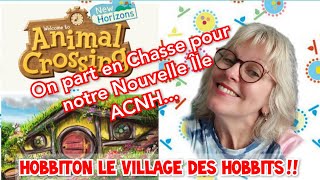 ACNH PART On part en Chasse pour notre Nouvelle île HOBBITON [upl. by Lisetta]