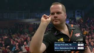 Final European Darts Open 2023 Gerwyn Price vs Dirk Van Duijvenbode [upl. by Carper]