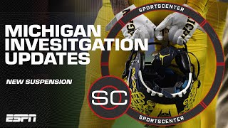 BREAKING 🚨 Michigan suspends staff amid NCAA investigation  SportsCenter [upl. by Nnylharas998]