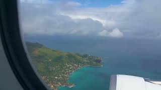 Go Around and Landing at Mahe International Airport Seychelles [upl. by Etnelav363]