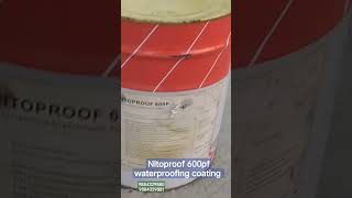 Fosroc Nitoproof 600 pf waterproofing coating low and quality waterproofing work [upl. by Rufena772]