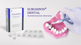 Surgispon Dental haemostatic sponge [upl. by Einotna84]