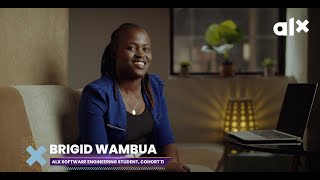 Its not easy but you will make it  Brigid Wambua  ALX Women in Tech BeBoldLeadTech [upl. by Pillihp]