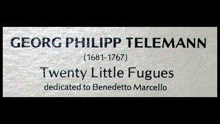 Telemann  Kurt Redel 1972 Twenty Little Fugues Dedicated to Benedetto Marcello [upl. by Hgielime]