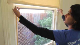 How to install doubleglazing plastic on your windows [upl. by Oicaro]