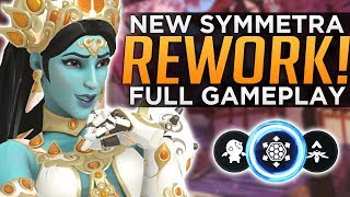 Overwatch NEW Symmetra REWORK Gameplay  ALL Abilities Breakdown [upl. by Annayr]