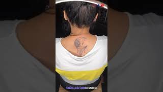 Moon Tattoo  Back tattooTattoo for girls trending trendingshorts youtube youtubeshorts tattoo [upl. by Treblah]