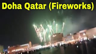 Doha Qatar Souq Waqif  Corniche  Souq Waqif Fireworks  Doha Vlog Indian  Indians In Qatar [upl. by Clifford]