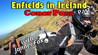 Enfields in Ireland Part 5  Conor Pass Co Kerry with Janner Fox [upl. by Suivat]