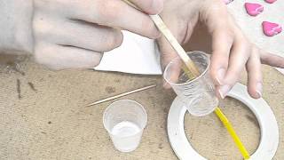 Tutorial How to apply resin to Polymer Clay Jewelry [upl. by Hailat]