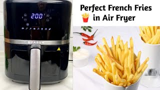 NoOil Needed The Best Air Fryer French Fries Recipe [upl. by Reppep]