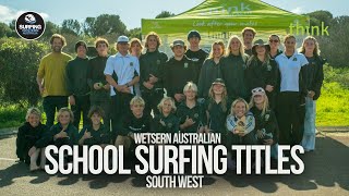 2024 Think Mental Health WA School Surfing Titles South West [upl. by Anenahs]