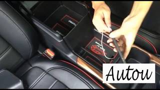 Honda CRV 2017 2018  Center Console Organizer Installation [upl. by Lucienne]