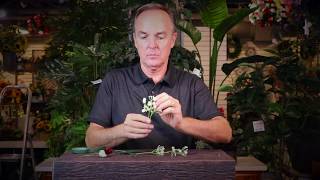 HOW TO Make an EASY Boutonniere with Artificial Flowers from Silk Scapes [upl. by Zebe]