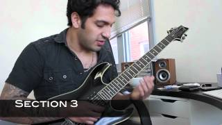 How to play Hangar 18 by Megadeth Guitar Solo Lesson pt2 [upl. by Arries]