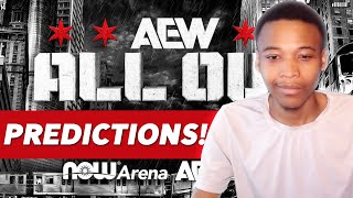 Making My AEW ALL OUT 2024 Predictions [upl. by Blaseio]