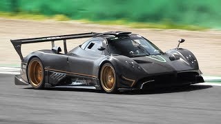 Pagani Zonda R R Evo amp Revolución PURE V12 Sound on Track [upl. by Noira]