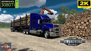 American truck simulator ➤ Arkansas DLC  JBX Graphics Mod Gameplay RTX3080Ti 2K60FPS [upl. by Beebe]