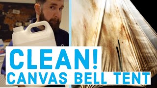 Canvas Bell Tent Cleaning amp Waterproofing [upl. by Lanahtan]