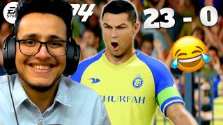 I Scored 23 Goals with Ronaldo in 1 Match😂😂 Funniest FIFA 24 Game Ever [upl. by Jasun]