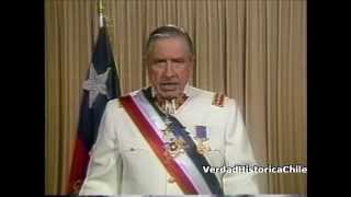 Augusto Pinochet Ultimo Mensaje Presidencial 10 marzo 1990 ¡VIVA CHILE [upl. by Yttisahc]