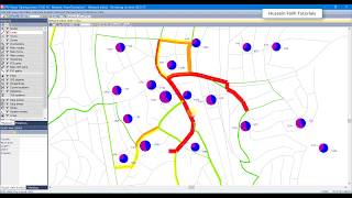 PTV VISUM Tutorial  Lesson 3  Working with Graphic Parameters [upl. by Leirvag]