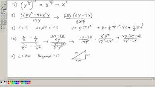 Accuplacer Math Placement Test 1 Algebra section Part 2 [upl. by Keeryt535]