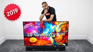 NEW 2019 LG NanoCell TV 65quot UNBOXING [upl. by Yttiy]