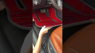 ❤️❤️❤️Car wooden floor mats car floor mats all around customized floor mats car supplies😱😱😱 [upl. by Inoek]