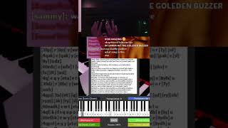 HOST accused of HACKING when playing piano in Roblox Got Talent [upl. by Clarette]