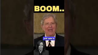 Sen Kennedy Calls Out Kamala Harris For Sending Money To Lebanon [upl. by Notanhoj]